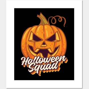 Pumpkin Halloween Squad Posters and Art